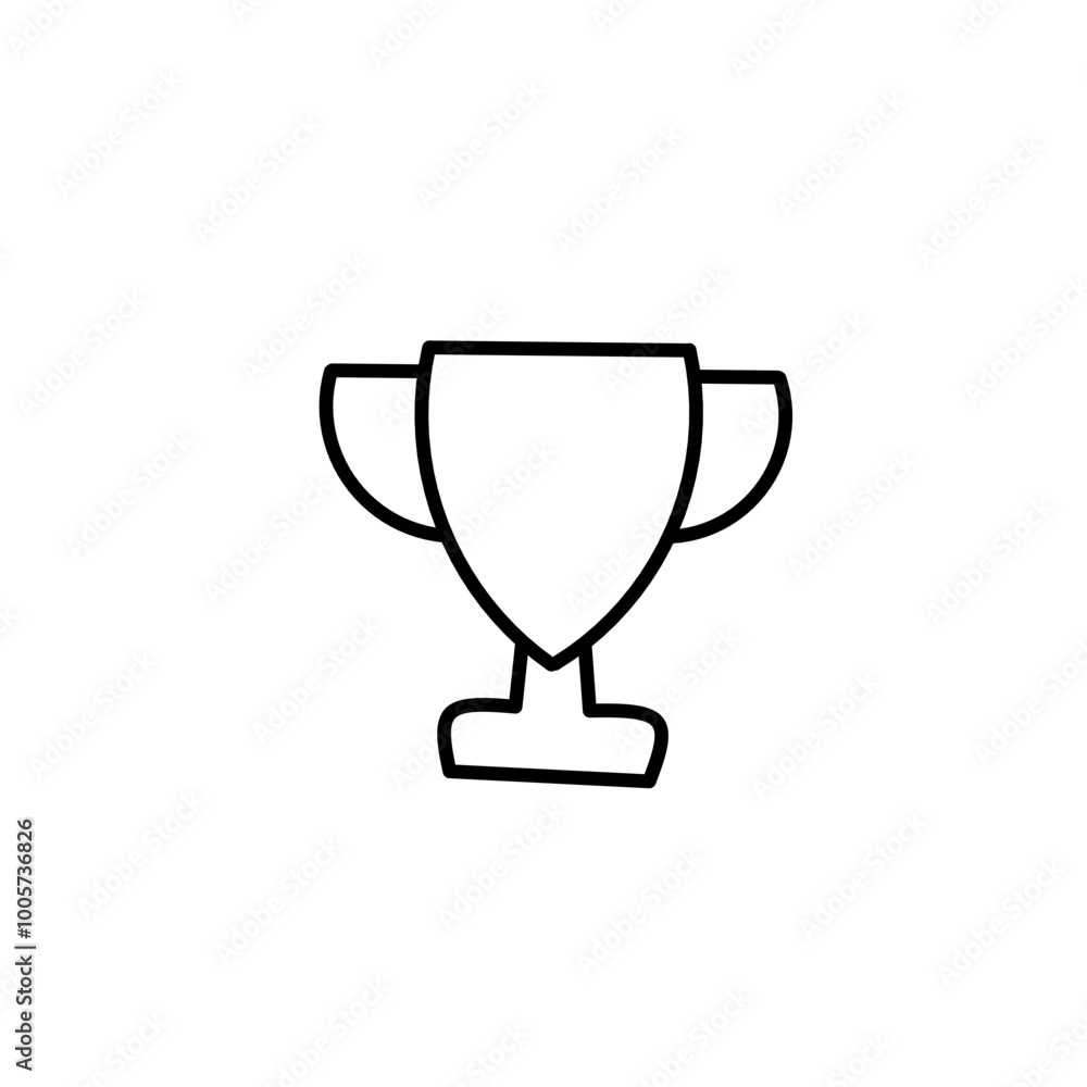 Line stroke competition icon. Editable vector object isolated on white background. Line stroke competition icon. Editable vector object isolated on white background.