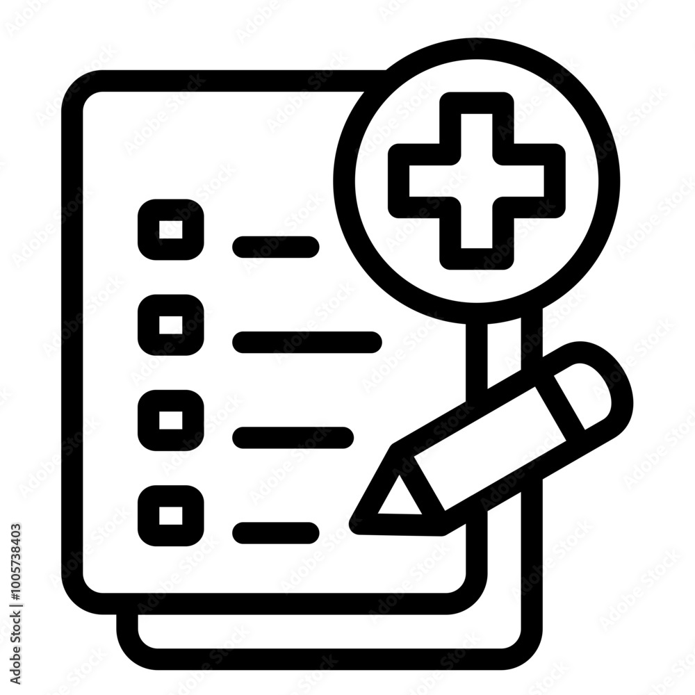 Fototapeta premium Add Task Icon