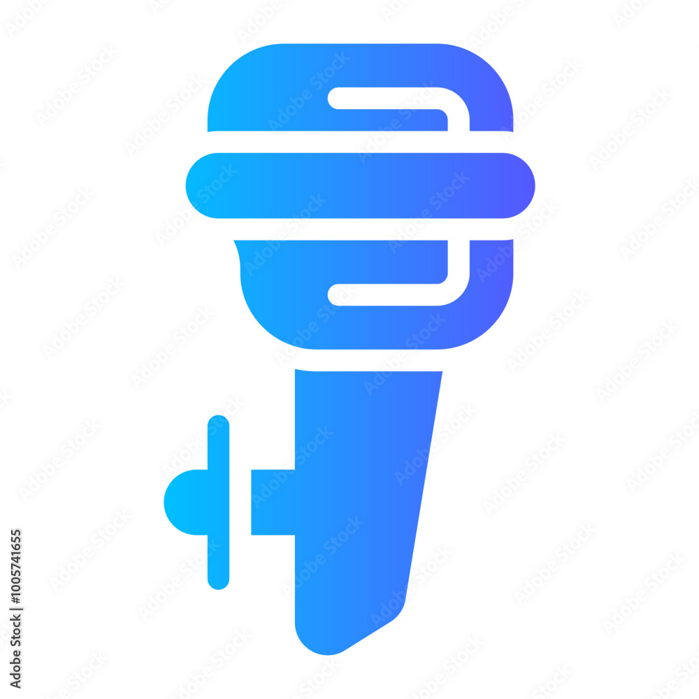 Fototapeta premium boat engine gradient icon