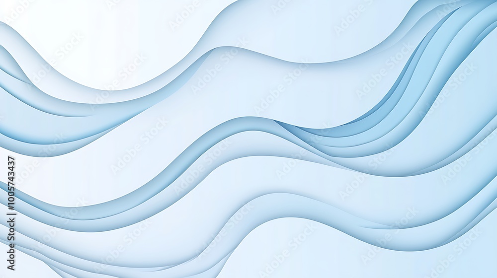 Obraz premium Abstract Blue Wave Background