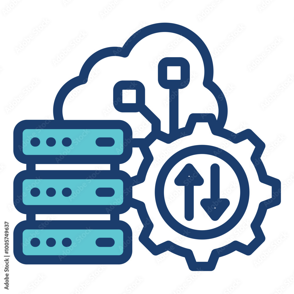 Cloud Management Icon Cloud Management Icon