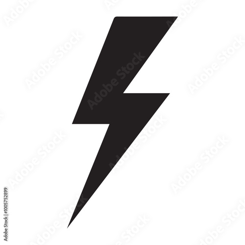 Thunder Silhouette Design - Thunder vector illustration