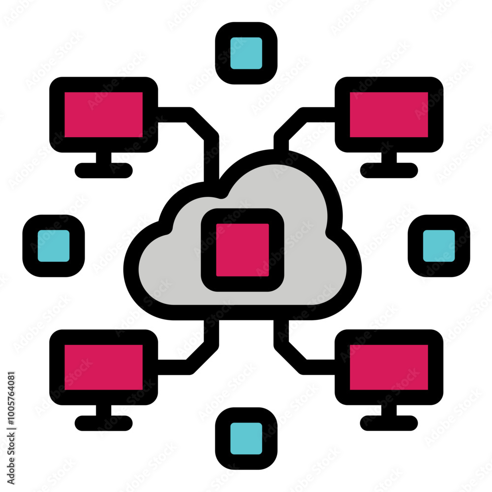 Cloud Computing Icon Cloud Computing Icon