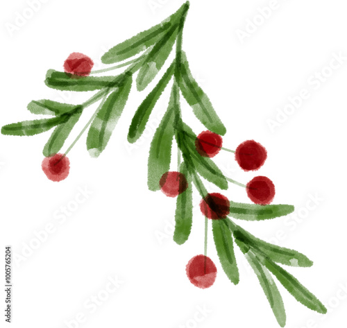 Christmas red berry