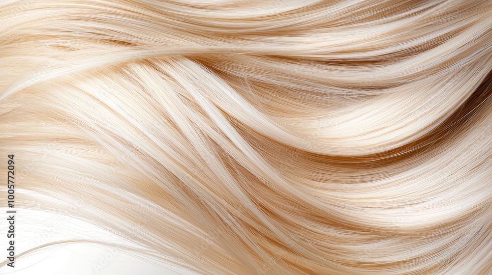 Captivating close-up of flowing blonde hair with vibrant tones. Captivating close-up of flowing blonde hair with vibrant tones.