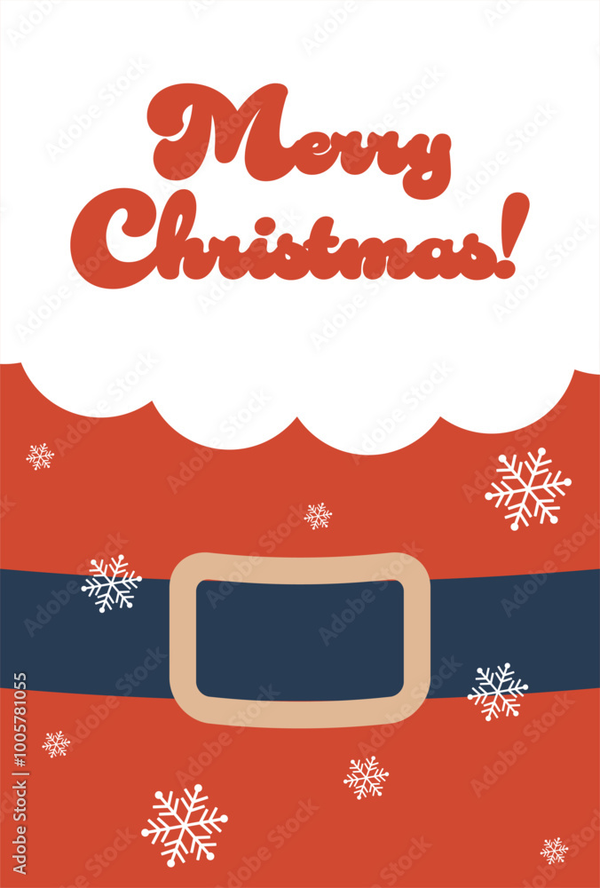 Φωτογραφία Christmas vector background with Santa Claus and snowflakes for banners, cards, flyers, social media wallpapers, etc