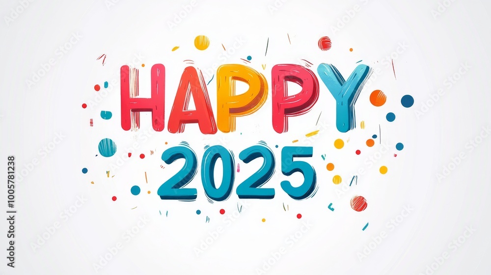 Happy New Year 2025 Word Happy New Year 2025 Word
