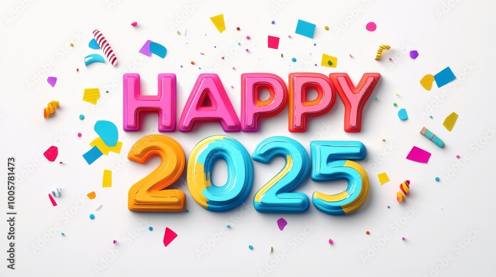 Happy New Year 2025 Word Happy New Year 2025 Word