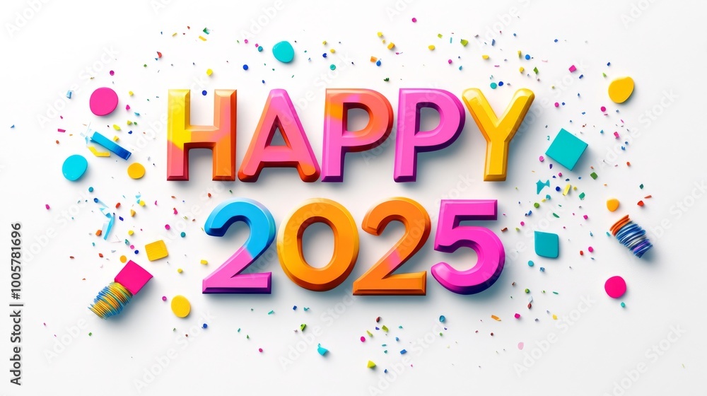 Happy New Year 2025 Word Happy New Year 2025 Word
