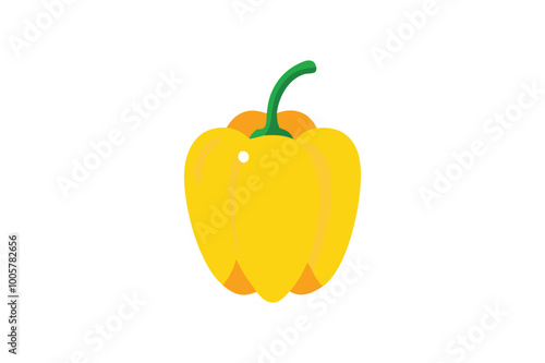  Cute Capsicum vector art illustration photo