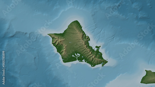 Oahu Island. United States. Physical