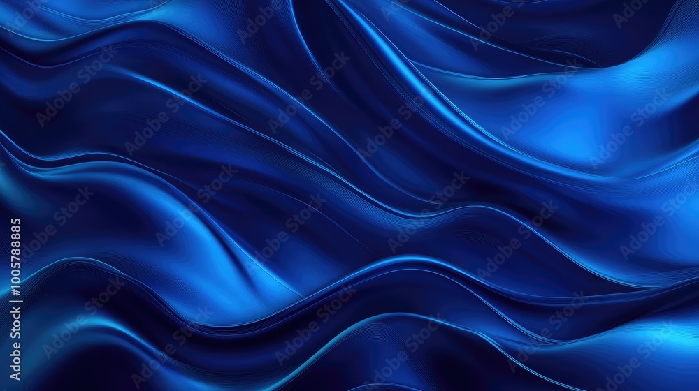 Dynamic horizontal background with vibrant blue wave patterns creating a flowing abstract design Dynamic horizontal background with vibrant blue wave patterns creating a flowing abstract design