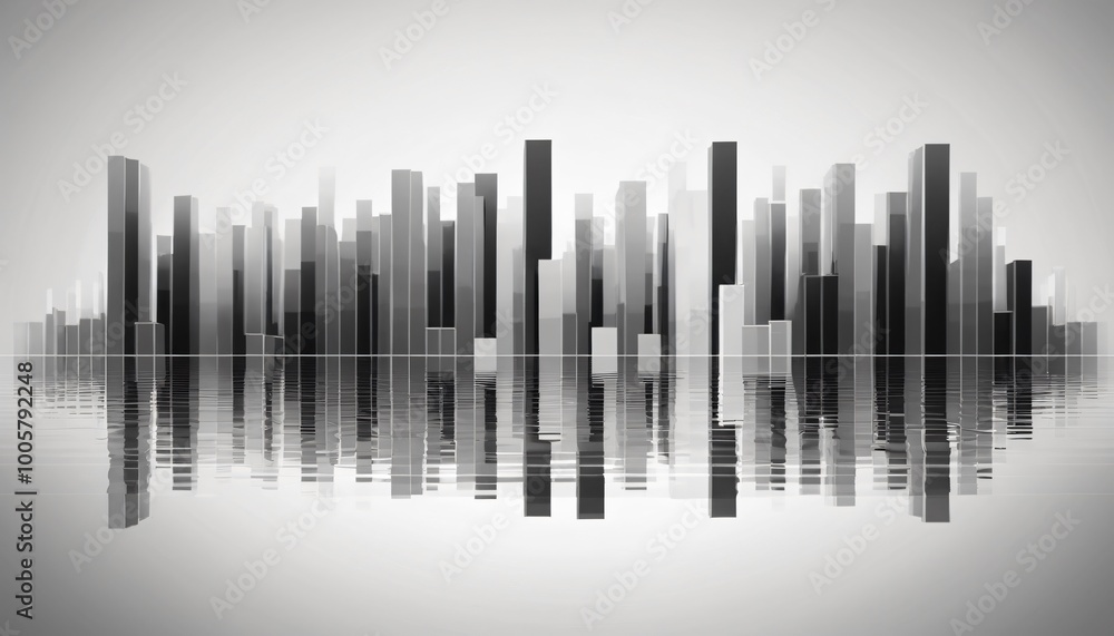 grayscale geometry pattern illustration background grayscale geometry pattern illustration background
