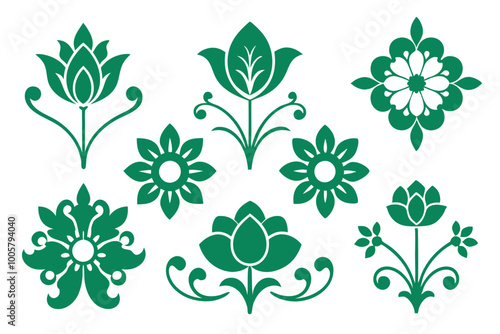 This exquisite collection of vintage Victorian flowers clip art captures the elegance of the past with intricate floral designs. Perfect for invitations, crafts, or vintage-themed projects.