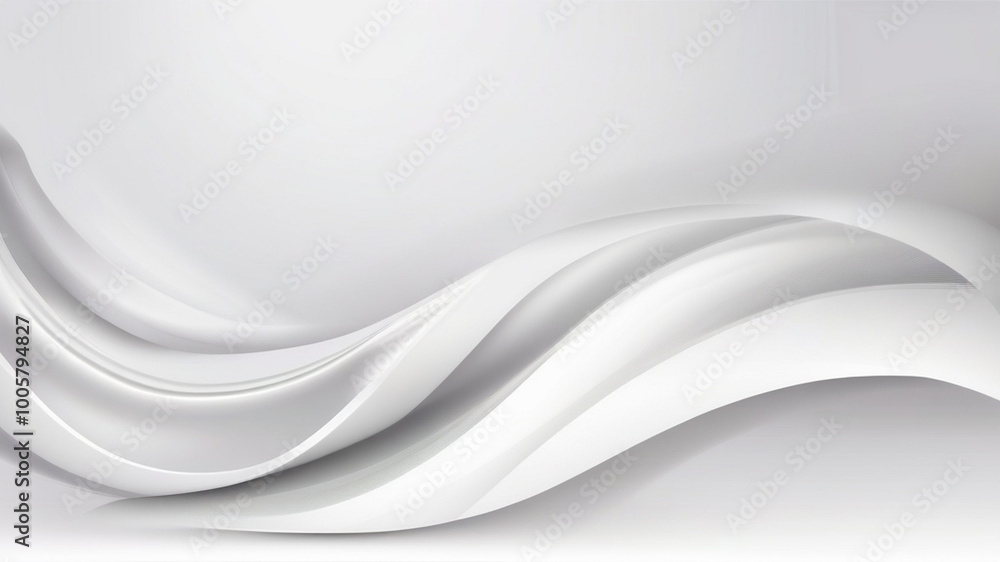 Abstract white and gray background with curved lines . Luxury modern design concept. Abstract white and gray background with curved lines . Luxury modern design concept.