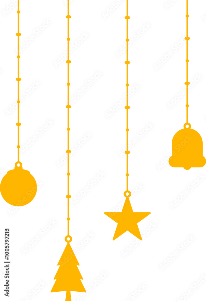 Christmas Hanging Frame Decor Element Christmas Hanging Frame Decor Element