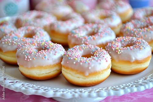 Vanilla Iced Donuts