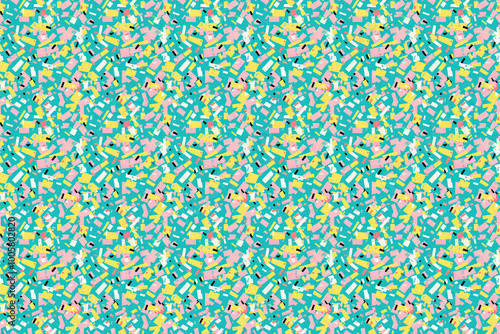 90s confetti pattern . seamless texture pattern. abstract background