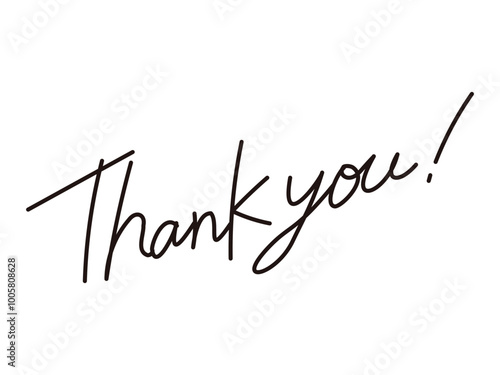 手書き文字_Thank you
