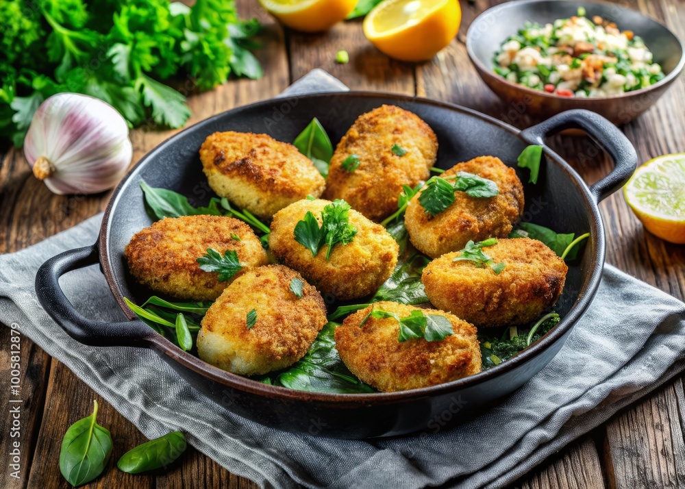 Try these homemade fish croquettes packed with bulgur, spinach, and breadcrumbs for a flavorful, nutritious dish that’s Try these homemade fish croquettes packed with bulgur, spinach, and breadcrumbs for a flavorful, nutritious dish that’s