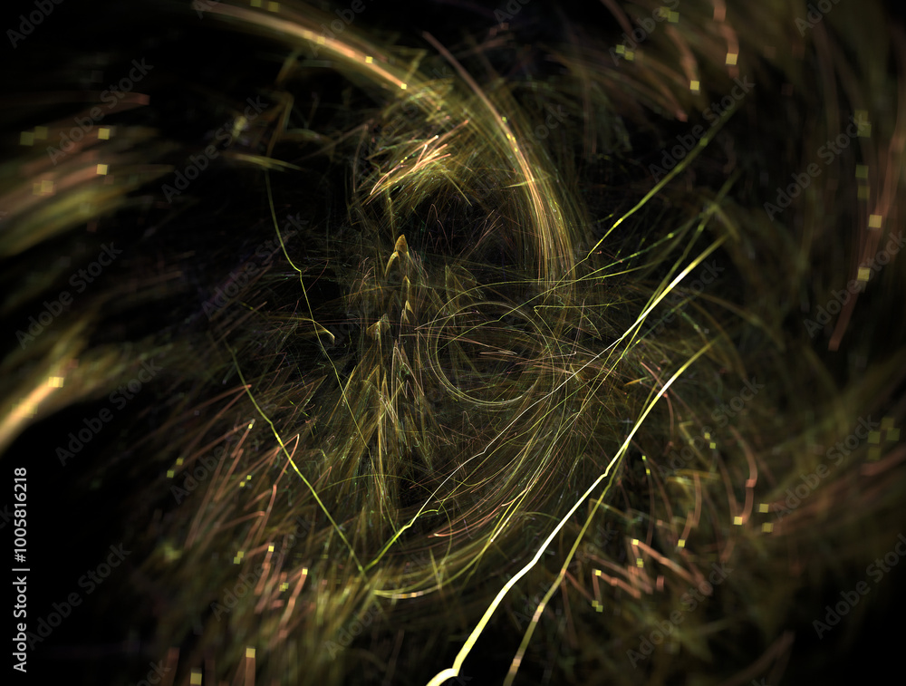 Imaginatory fractal abstract background Image