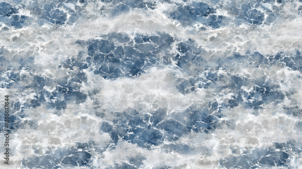 Obraz premium Abstract Blue and Grey Marble Texture Background