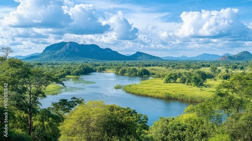 Stunning landscapes of Khao Yai National Park as seen from Pha Kluai Mai Campsite.