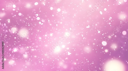 Abstract Pink and White Bokeh Background