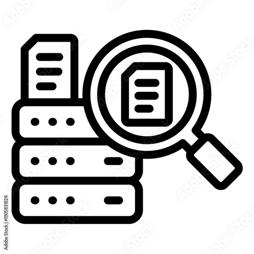 Data Search Icon