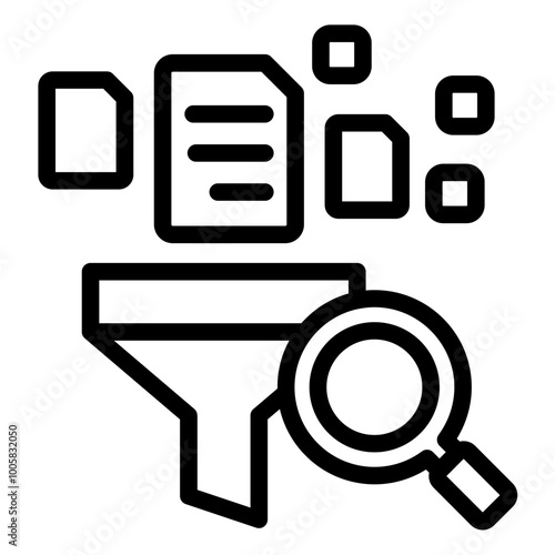 Data Filtering Icon