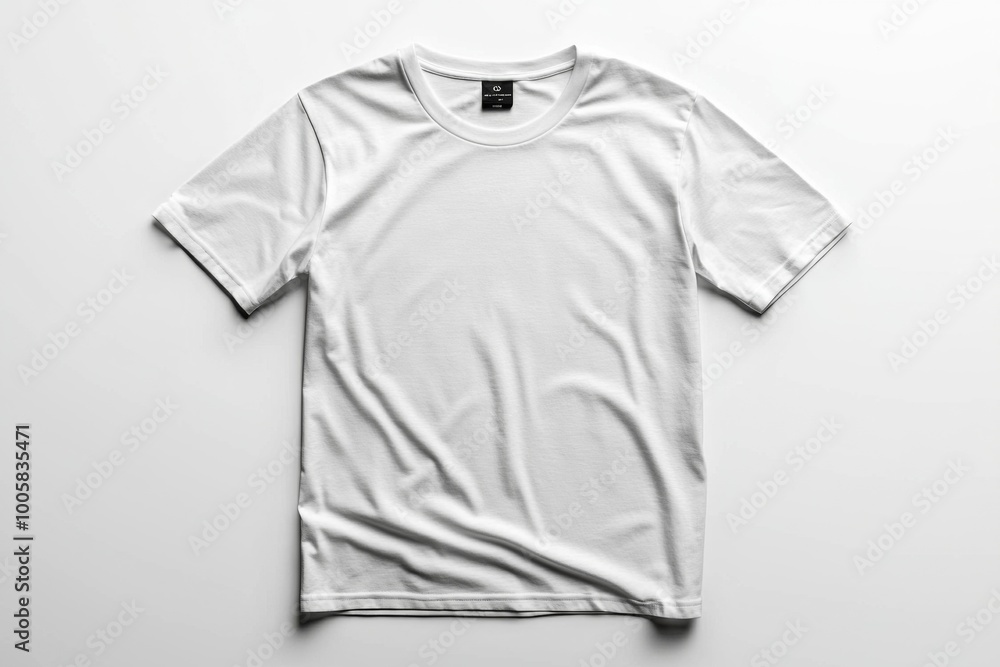 White Tshirt Mockup Isolated created with Generative AI White Tshirt Mockup Isolated created with Generative AI
