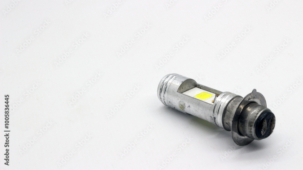 Broken motorcycle light bulb Broken motorcycle light bulb