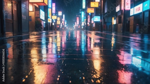 Wallpaper Mural close up pavement stone and asphalt street road Torontodigital.ca