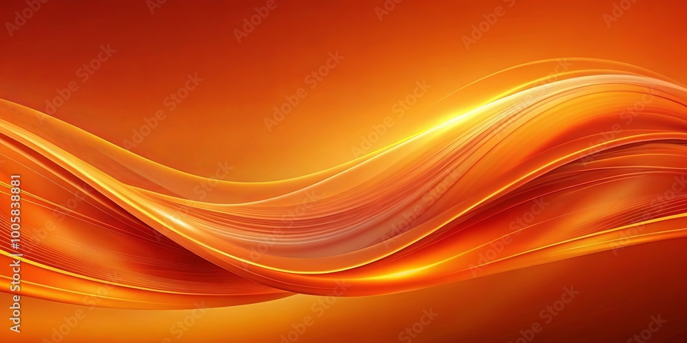 Dynamic Orange and Yellow Abstract Swirls with Glowing Edges Dynamic Orange and Yellow Abstract Swirls with Glowing Edges