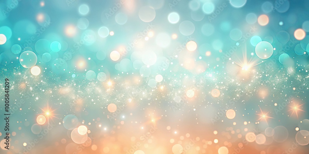 Abstract Dreamy Sparkle Background with Soft Blurred Lights Abstract Dreamy Sparkle Background with Soft Blurred Lights