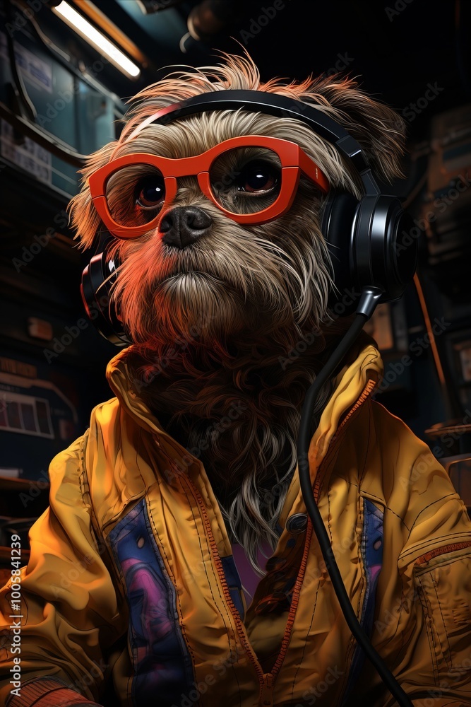 Obraz premium Brussels Griffon dog