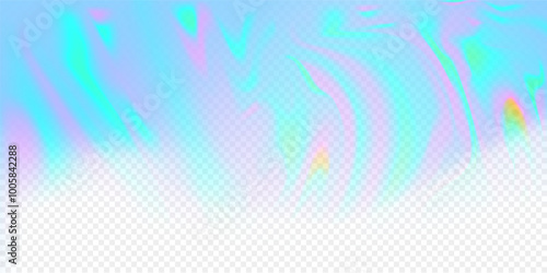 Hologram Texture Effect. Spectrum Neon Color. Vector Holographic Crystal Spectrum Background.