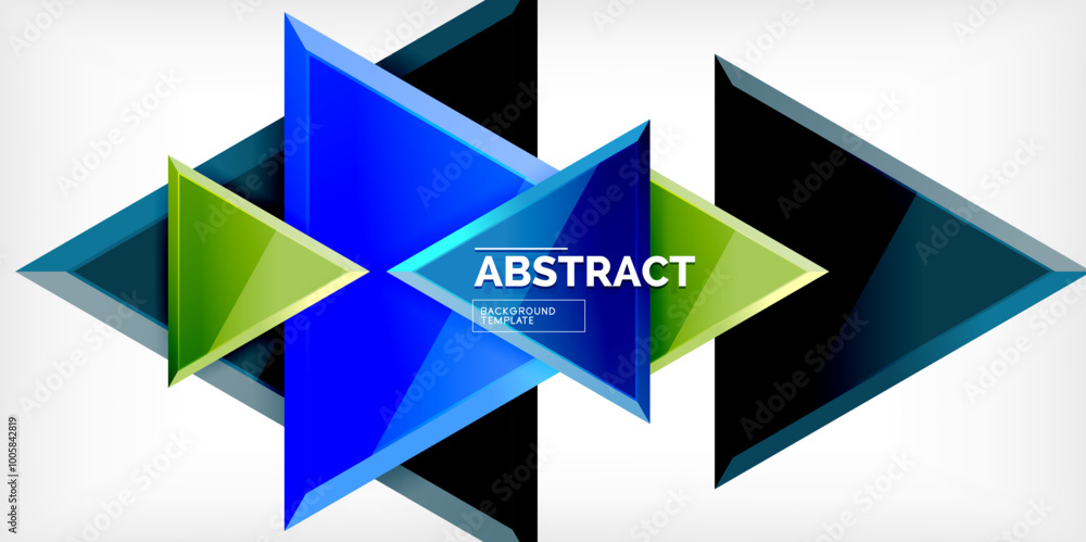 Triangle glass shapes geometric abstract background. Vector Illustration For Wallpaper, Banner, Background, Card, Book Illustration, landing page Triangle glass shapes geometric abstract background. Vector Illustration For Wallpaper, Banner, Background, Card, Book Illustration, landing page
