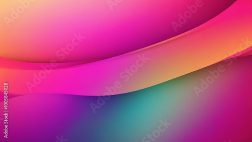 Abstract gradient bright wavy background