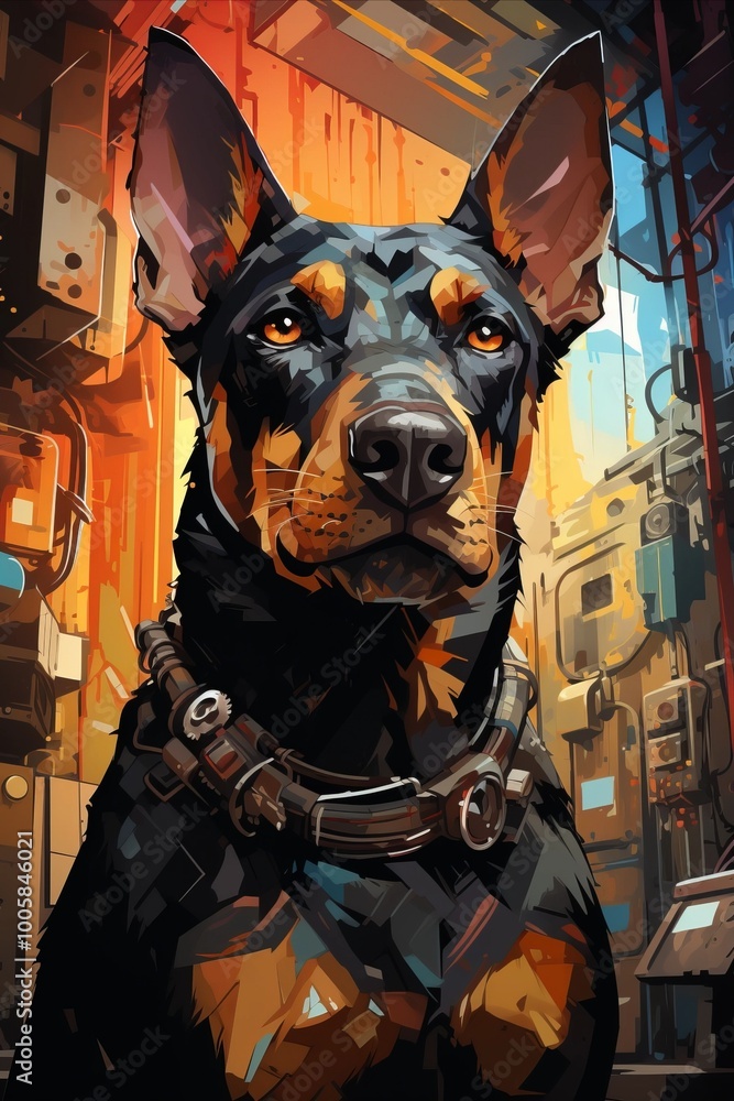 Obraz premium Bull Terrier dog