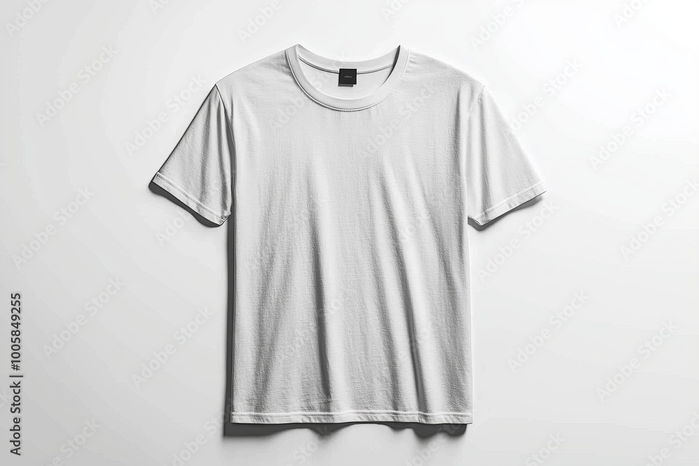 White Tshirt Mockup Isolated created with Generative AI White Tshirt Mockup Isolated created with Generative AI