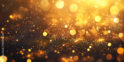 Rose Gold Sparkle: Glamorous Glitter Background