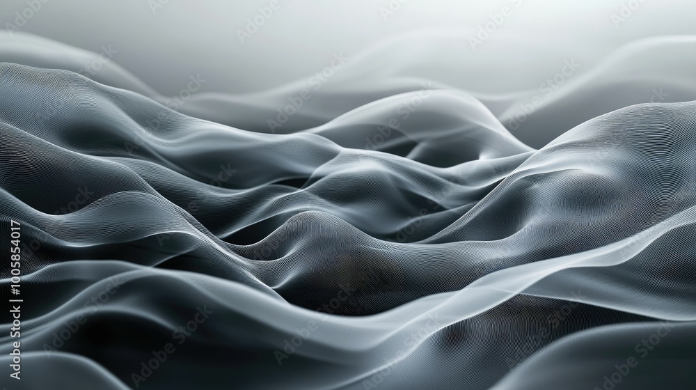 Thin smoke lines overlapping in layers, creating a subtle abstract design with soft shadows on a gray and black background. Thin smoke lines overlapping in layers, creating a subtle abstract design with soft shadows on a gray and black background.