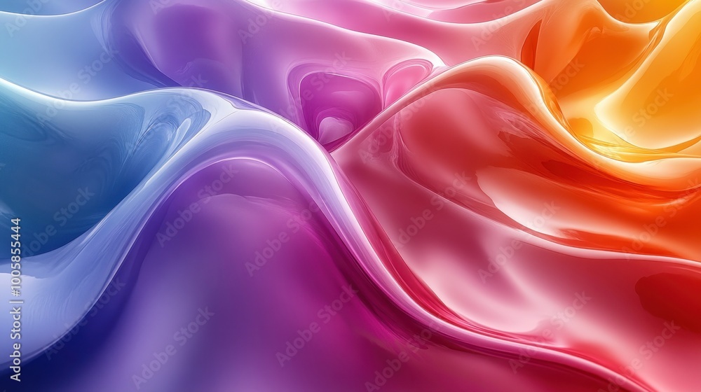 Obraz premium Abstract Colorful Waves