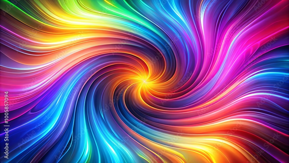 A swirling vortex of vibrant hues, a kaleidoscope of colors dance and intertwine, radiating an energy that bursts forth from the heart of the abstract design. A swirling vortex of vibrant hues, a kaleidoscope of colors dance and intertwine, radiating an energy that bursts forth from the heart of the abstract design.
