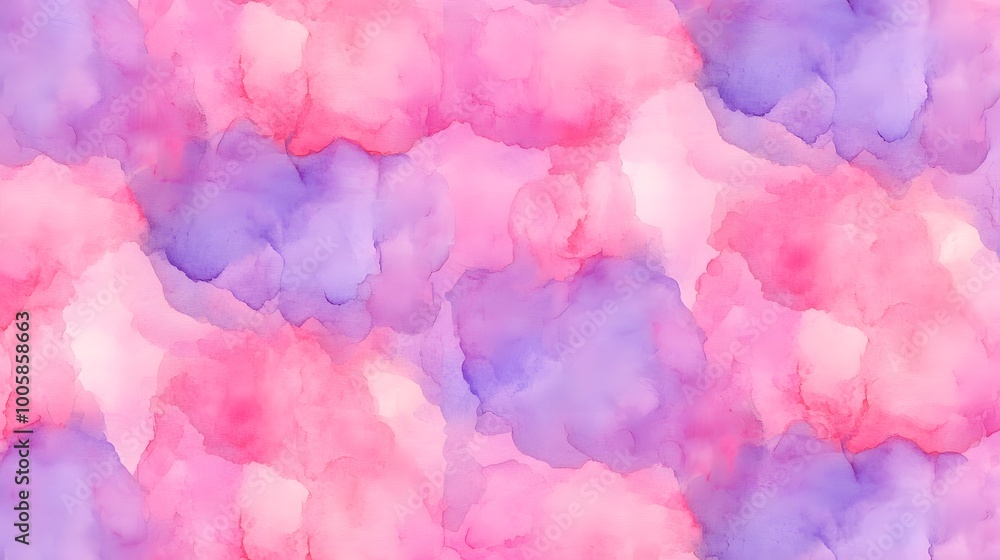 Fototapeta premium Abstract Pink and Purple Watercolor Background