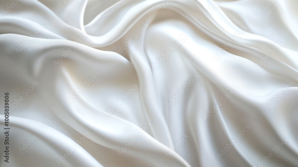 A close-up of soft, flowing white fabric, showcasing its texture and elegance. A close-up of soft, flowing white fabric, showcasing its texture and elegance.