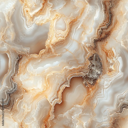 Elegant Marble Texture in Soft Earthy Tones
