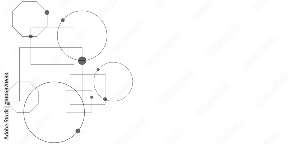 Obraz premium Abstract technology and science background design.