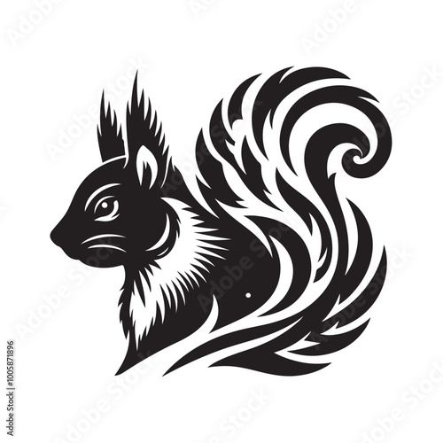 Squirrels of the World: Indigenous to Americas, Eurasia, Africa, and Beyond. Squirrel silhouette